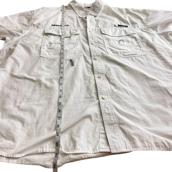Eddie Bauer Men’s White Gorpcore Camping Fishing Performance Shirt Size 2XL. - Picture 8 of 8